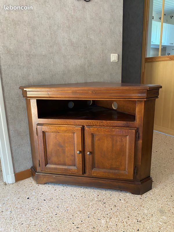 Meuble TV en bois d’orme (image 5)