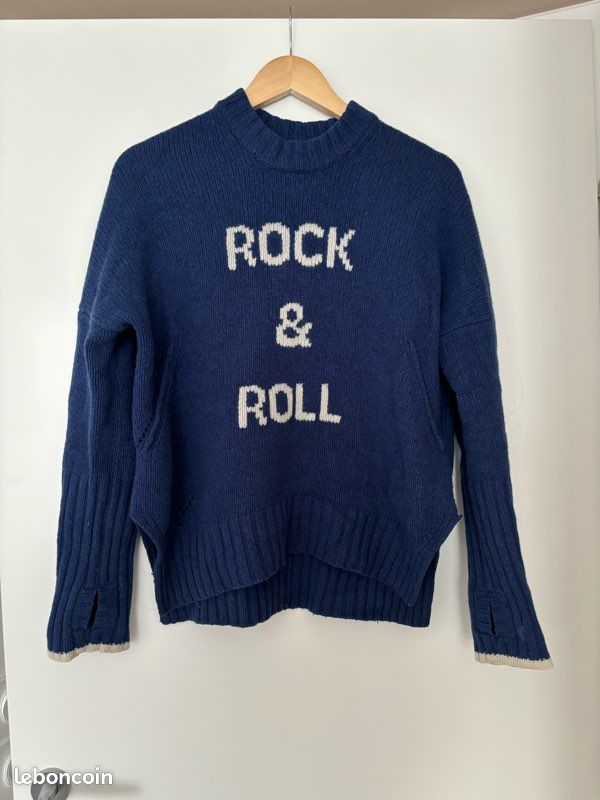 Pull Rock Zadig Et Voltaire Bleu Pull Zadig Et Voltaire Vêtements
