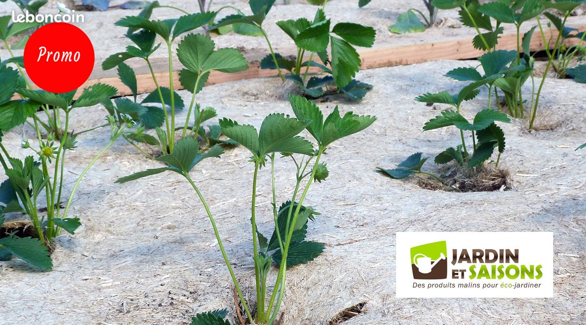 Paillage chanvre 100% naturel en rouleau 10 m Jardin et Saisons (image 1)