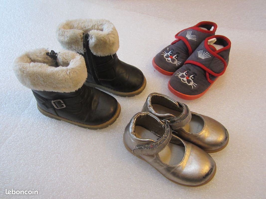 Chaussures + bottines fillette pointure 23 (image 2)
