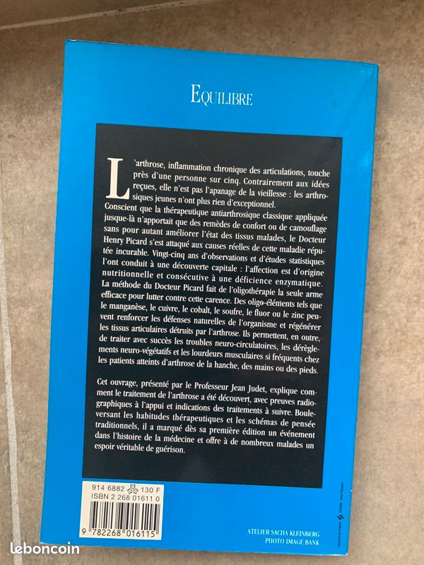 Livre Vaincre l'arthrose par Dr Henry PICARD (image 5)