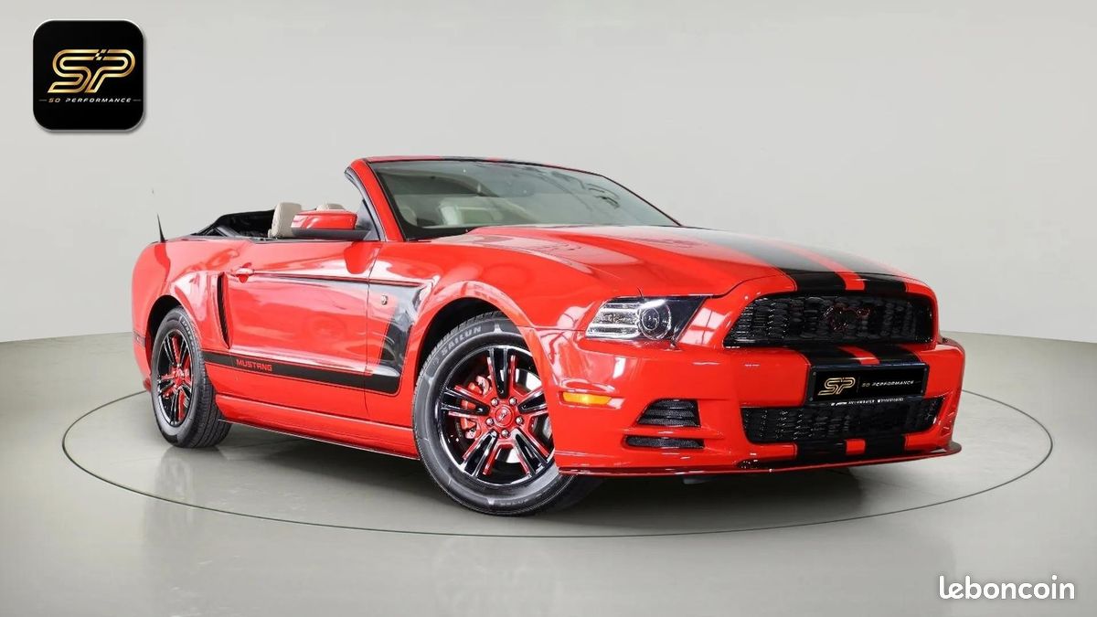 FORD Mustang V6 Cabriolet * 3.7 Ti-VCT * Bi-Xénon * Full Cuir Beige * 61 000 km (image 1)