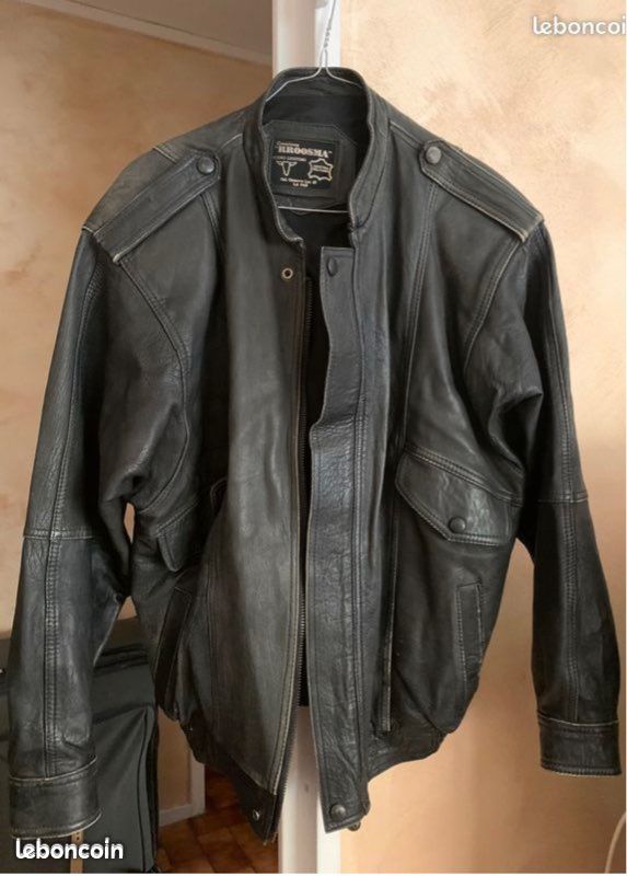 Blouson cuir de vachette femme M (image 2)
