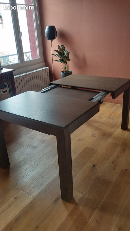 Table en bois grise extensible de la marque Habitat modèle Drio (image 5)