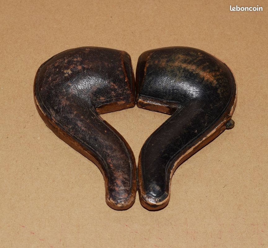 Ancien petit étuis a pipe maqué AIDE FABt A RENNES - 5 x 9.5 cm (image 5)