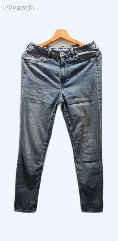 Jeans Femme H&M Super Skinny Taille 8 - Denim Foncé - Chevilles - Neuf Avec étiquettes