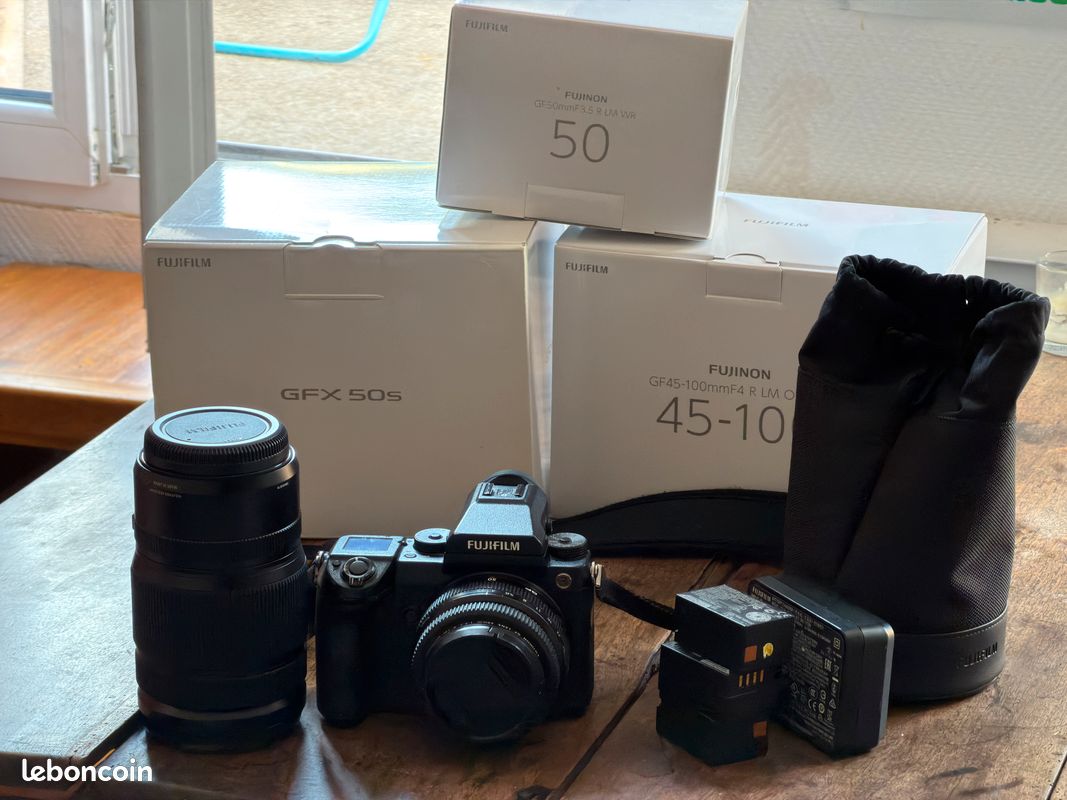 Fuji GFX 50s avec 50mm f3.5/ 45-100mm f.4 (image 1)