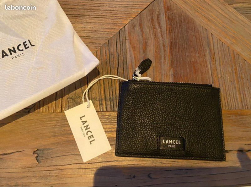 Lancel, Porte-cartes zippé Ninon en cuir grainé (image 1)