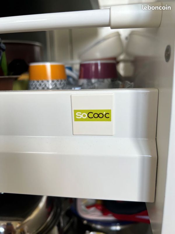 3 tiroirs casserolier laque blanche pour cuisine Mobalpa Socoo'c (image 3)