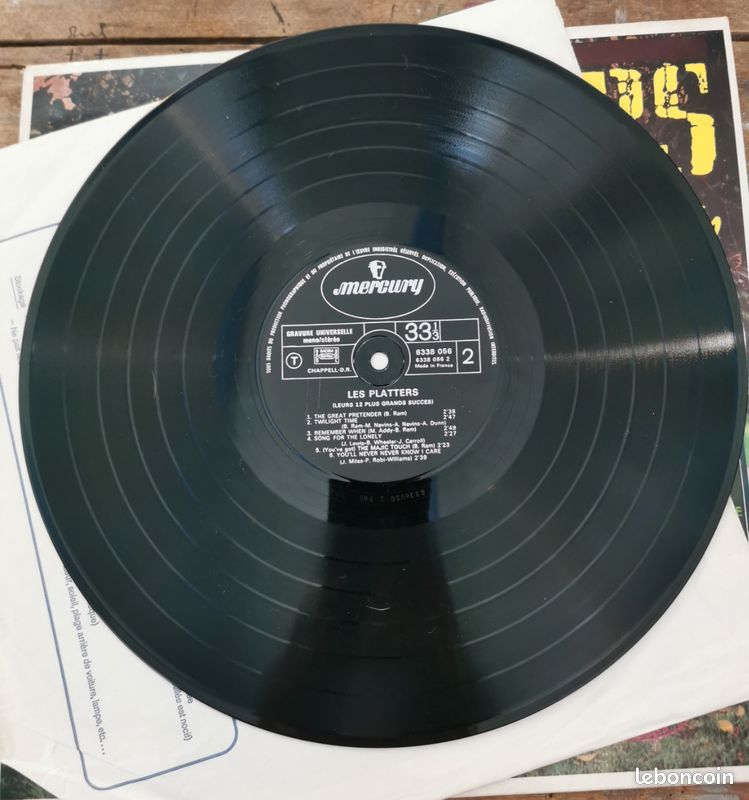 Vinyle 33t Les Platters (image 4)
