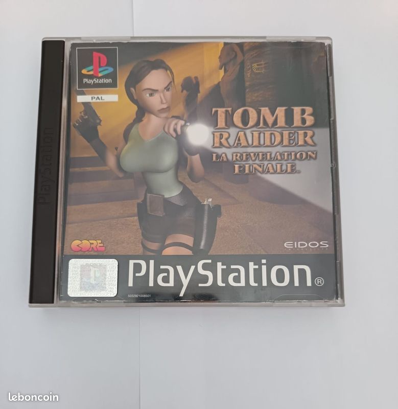 Jeu PS1 Tomb Raider La Révélation Finale - Version PAL FR, Bon état, Complet