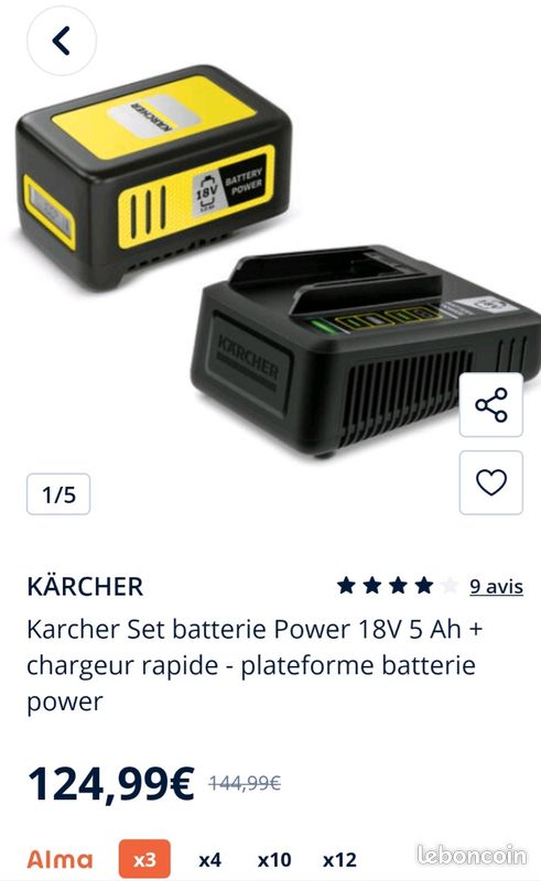 KÄRCHER Starter Kit Battery Power 18 50