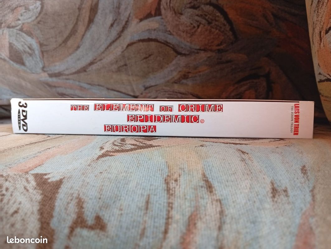 RARE : Coffret 3 DVD pour adultes - The Europe Trilogy - Lars Von Trier / The Element of Crime + Epidemic + Europa (image 3)