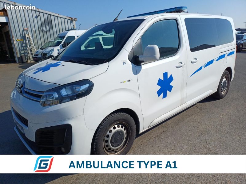 Citroen JUMPY III L2H1 AMBULANCE GIFA GRUAU 2.0 HDI 120 CH 7CV BM SUSPGIFA CONFORT (image 1)