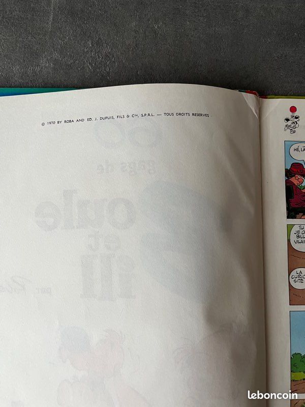 Bd.Boule et Bill.édition original.1970 (image 6)