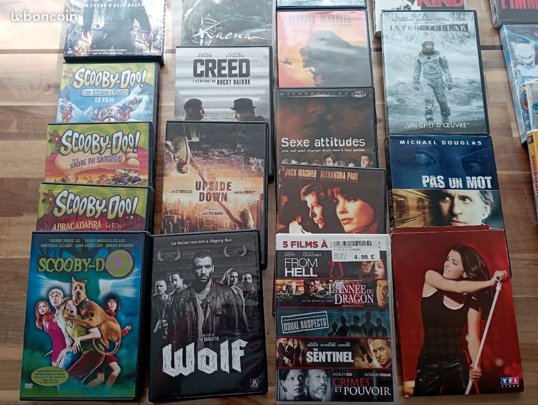 Lot de DVD section Zéro, Creed... (image 1)