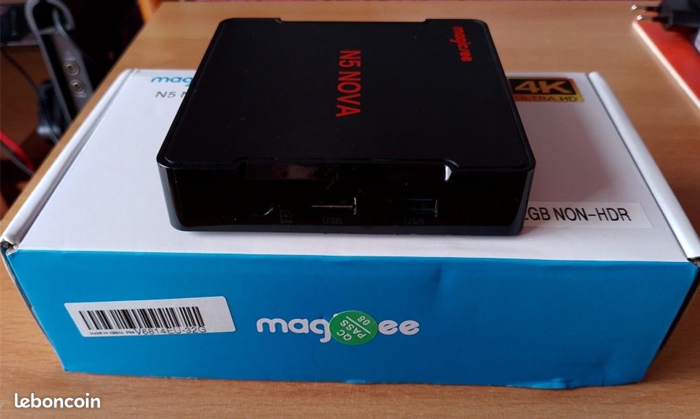 Rare Smart TV Box 4K UHD Magicsee N5 Nova Ram-4GB Rom-32GB Android 9 dans sa boite d'origine Complet avec ses Accessoires (image 6)