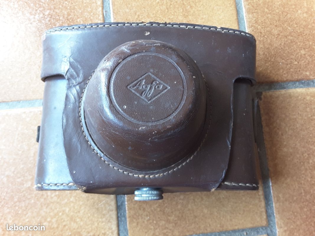 Appareil Photo Argentique AGFA SILETTE 1 1960 - 24X36mm - Étui Cuir - Vintage