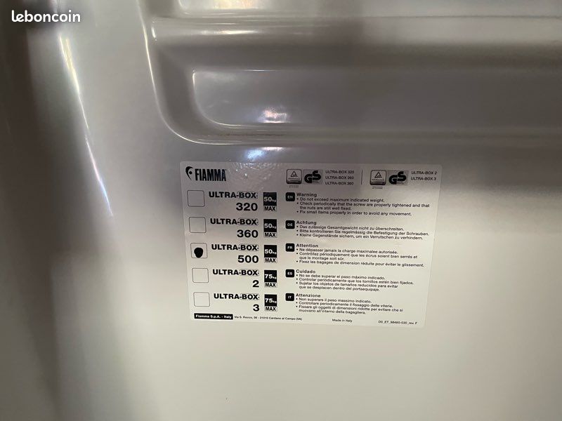 Vend coffre camping car 250 euros (image 2)