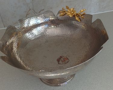 Coupe En Cuivre #D3 - Coupelle Décorative Artisanale - Cuivre Massif