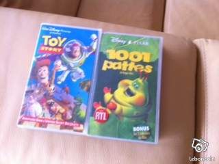 CASSETTES VHS dessins animés (image 1)