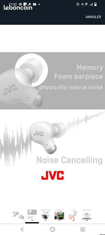 Écouteurs sans fil JVC, neuf (image 2)