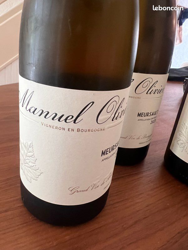 Lot de 3 Meursault 2020 Manuel Olivier (image 3)