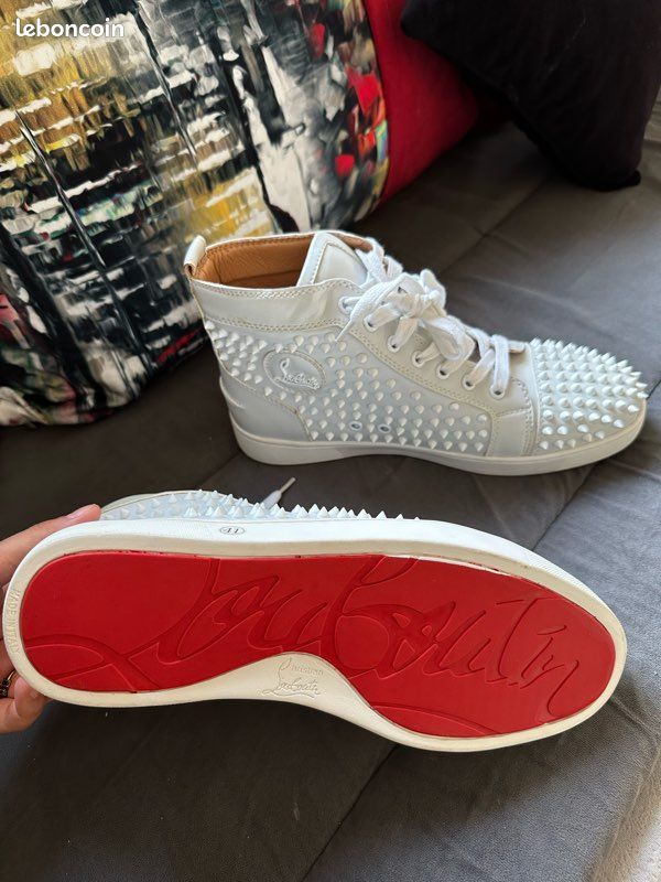 Chaussure Louboutin Homme Louboutin Basket Rouge Neuf Christian