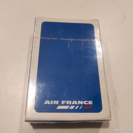 Jeu de carte ancien publicitaire compagnie aérienne Air FRANCE