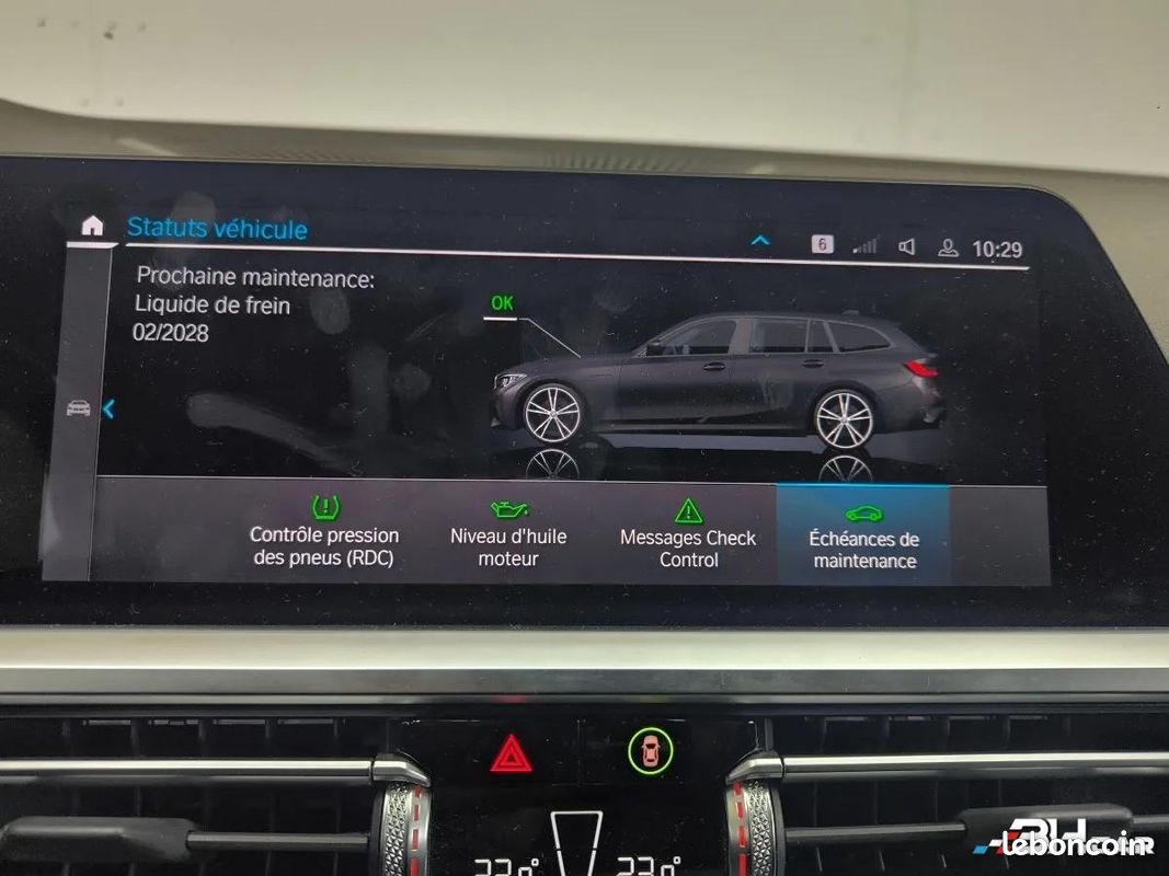 Bmw Serie 3 Touring 2.0 330E PHEV BVA8 M-Sport - 292cv / Sièges chauffants / Carplay / Keyless (image 11)