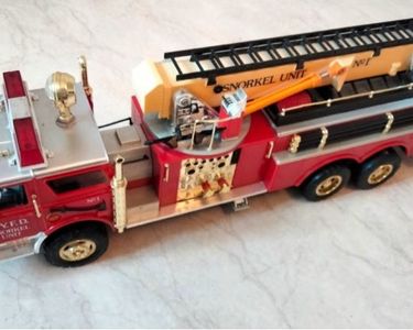 ANCIEN 1950 JEUX, jouet Koyku shokai Japon camion de pompier K-119 EUR