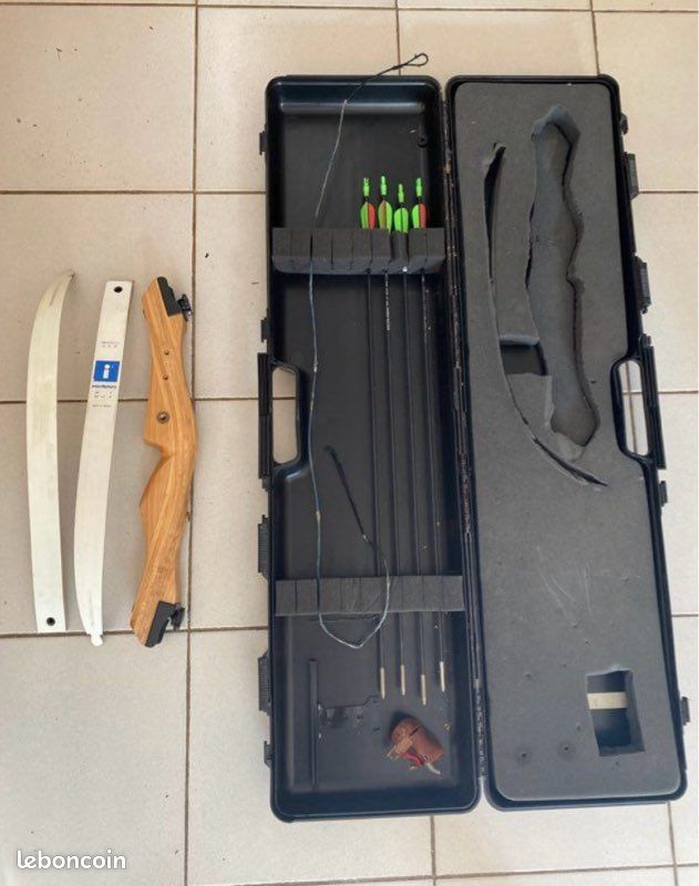 Arc Pliant Surwolf 35 Lbs - 58 Pouces - Droitier - Kit Complet Avec Accessoires