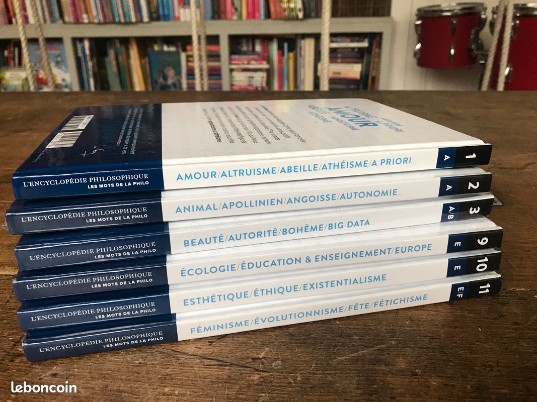 Lot de 6 livres /CD : l encyclopédie philosophique (image 1)