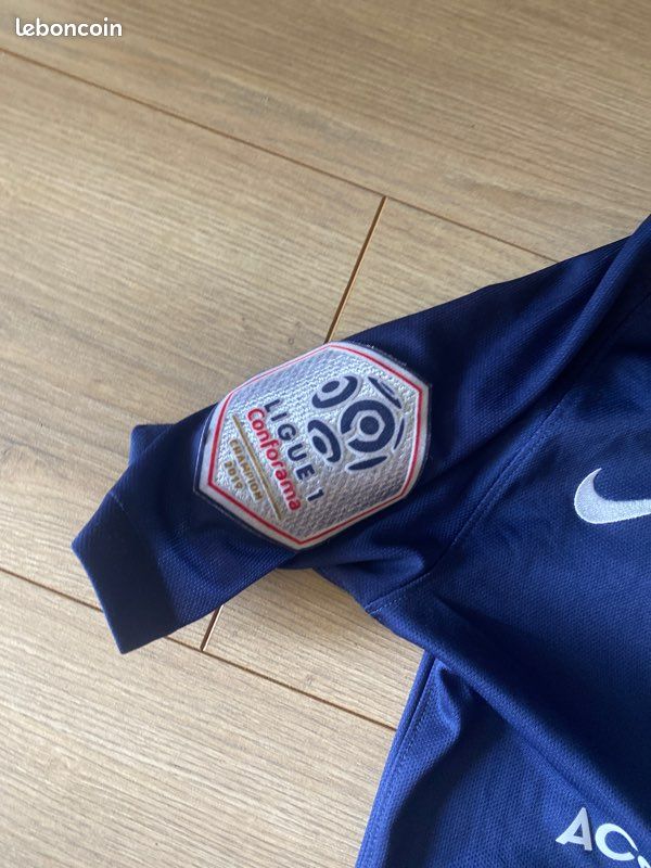 Maillot PSG Domicile 2018-2019 Nike Vapor - Flocage UCL Mbappé, Taille L (neuf)