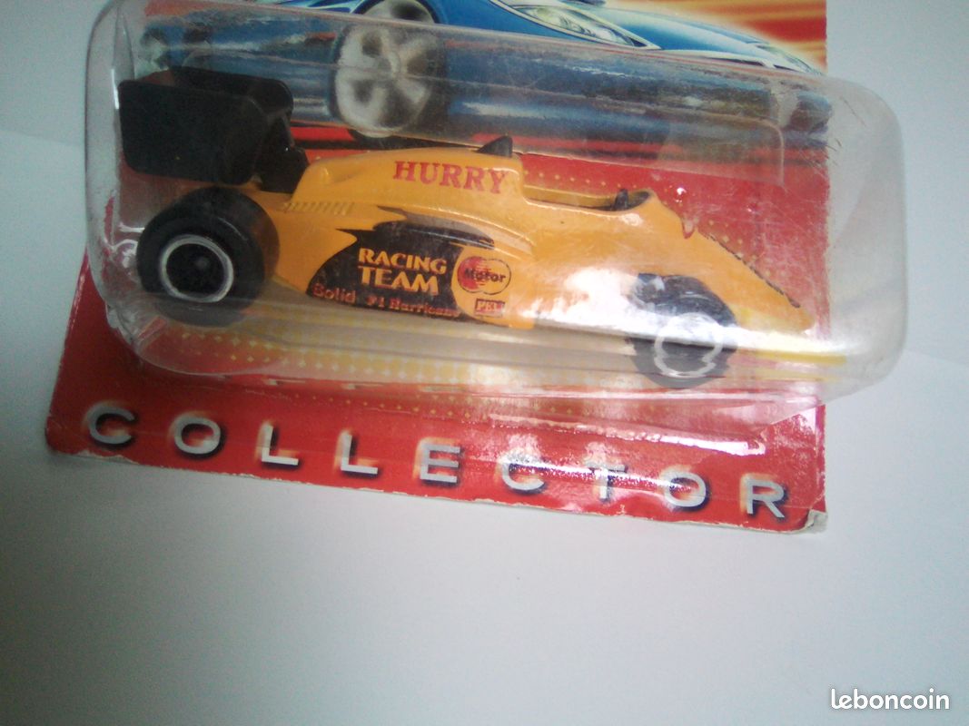 Voiture De Course F1 Majorette - Modèle Jaune Vif - Échelle 1:59 - Occasion