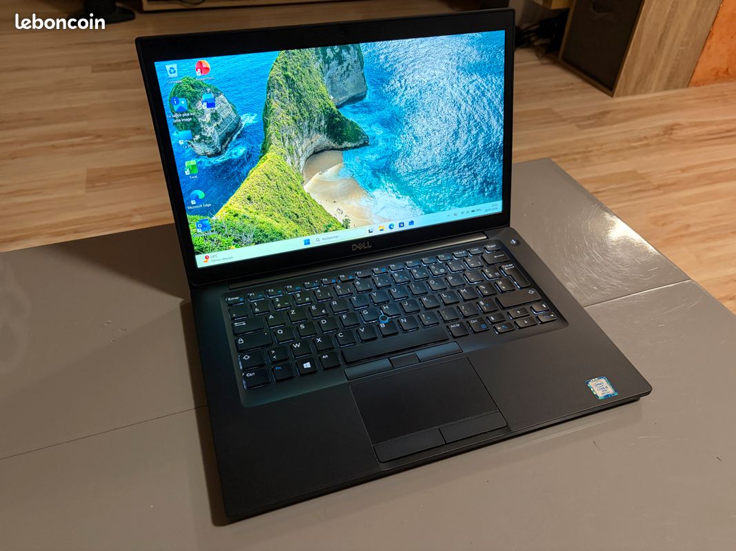 Dell Latitude 7490 i5-8350U - 16 Go RAM - 512 Go NVMe - Batterie neuve- IPS FHD (image 1)