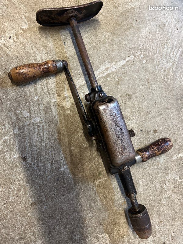 Ancienne chignole à main Peugeot Frères N°4B - Bricolage