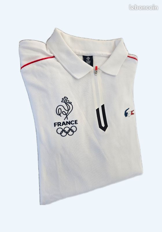 Polo Lacoste France Olympique Lacoste Jeux Olympiques 2018 Lacoste