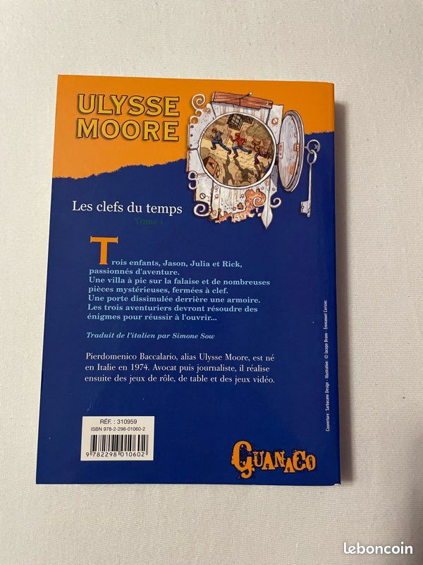 Livre Ulysse Moore, Les clefs du temps, tome 1 (image 2)