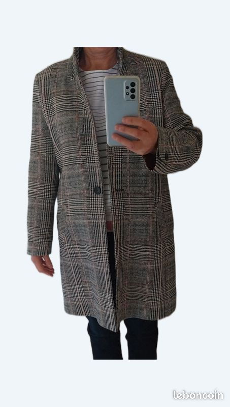 Veste manteau ESPRIT Prince de Galles taille 42 Vêtements