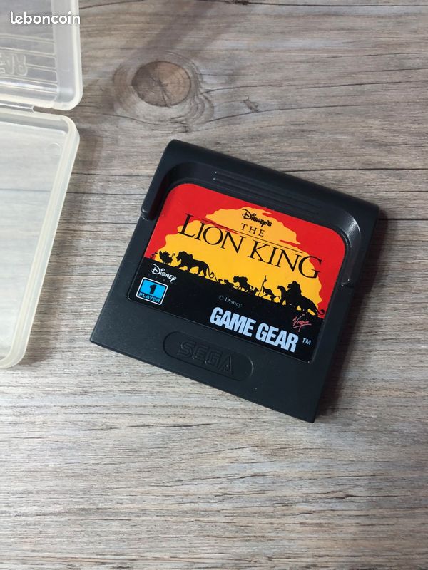 Jeu Sega Game Gear Le Roi Lion / The Lion King - Cartouche Seule - Bon état