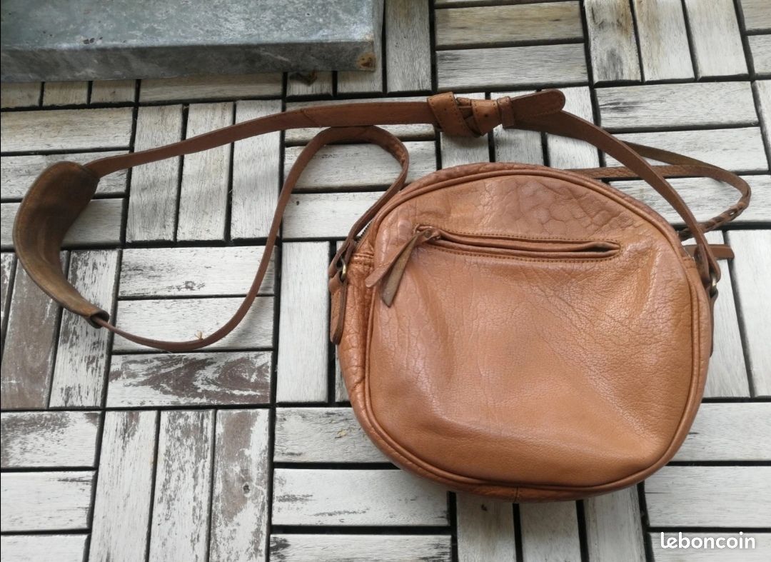 Sac rond en cuir Paul Marius Accessoires Bagagerie