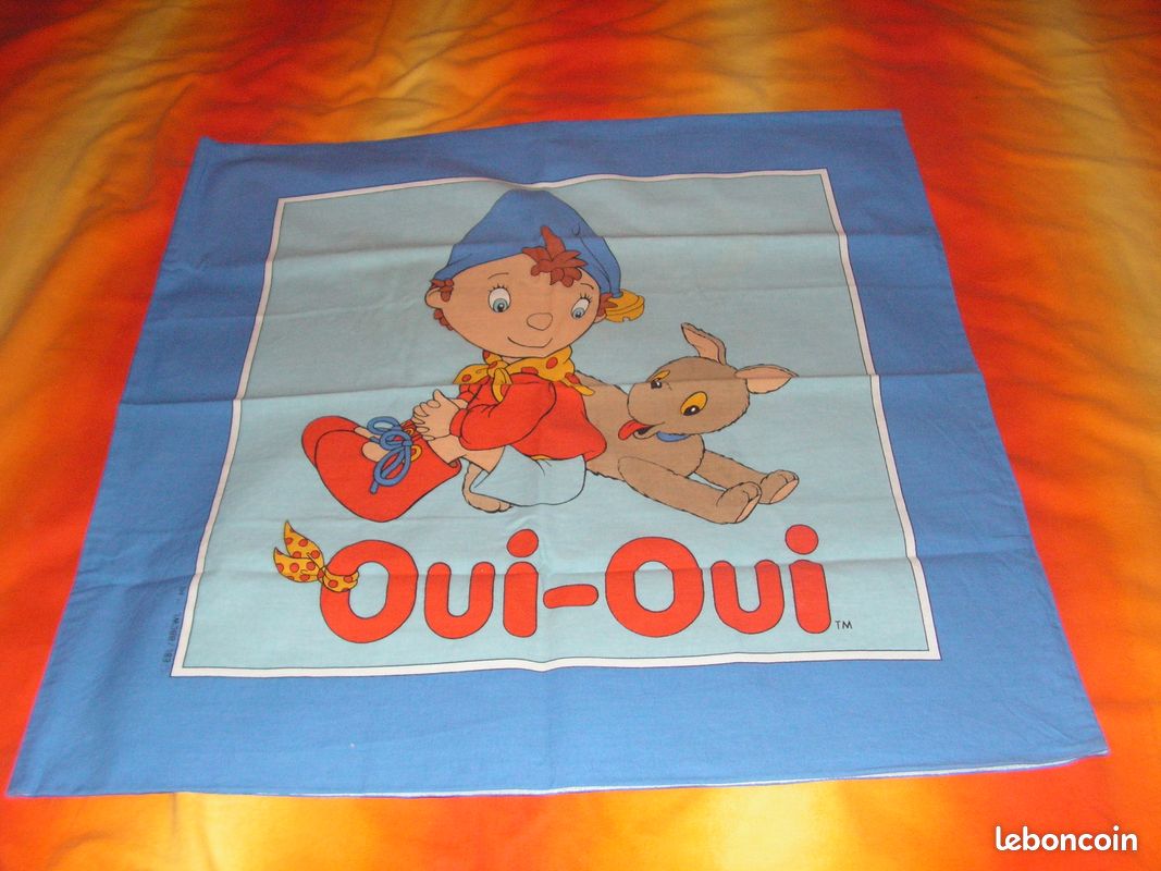 Housse de couette 1 personne et taie oui oui (image 2)
