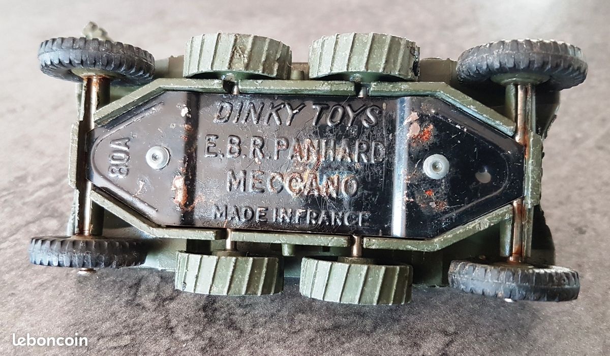 Char Panhard EBR Dinky Toys Original militaire ref 80 A
