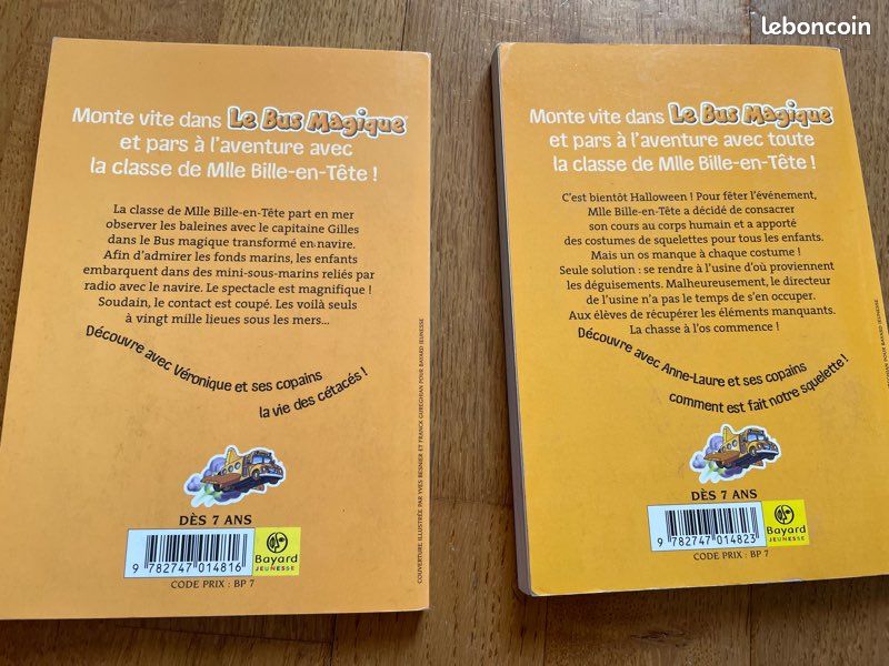 Lot 2 livres Le bus magique (image 2)