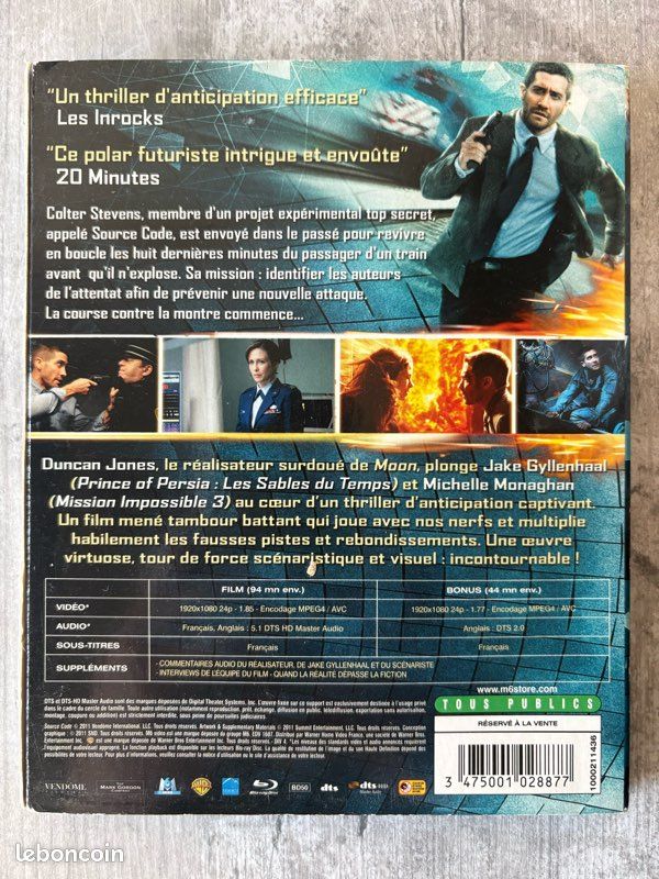 Blu-ray source code (jake gyllenhaal / science-fiction) - DVD - Films