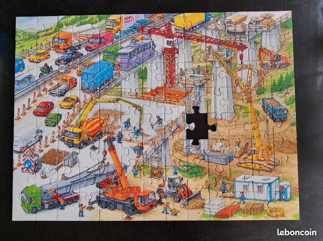 Puzzle Ravensburger 6+ chantier (image 2)