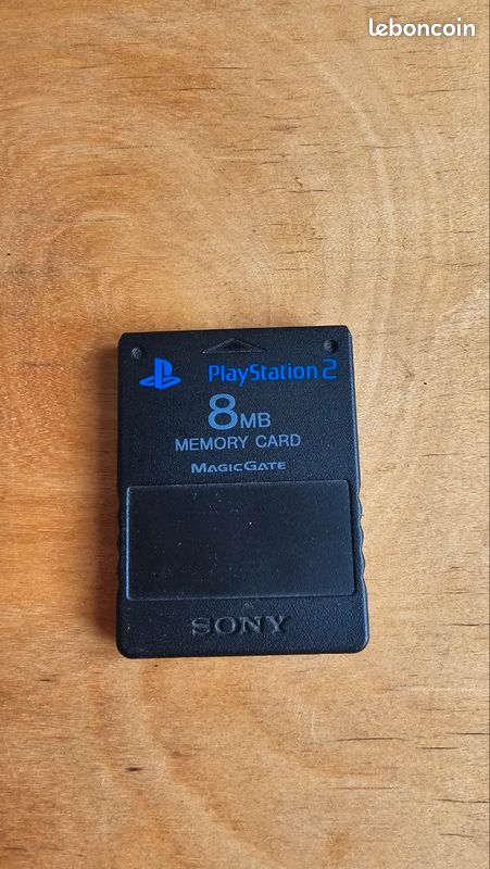 Carte Mémoire Ps2 PlayStation Officiel Magic Gate 8mb