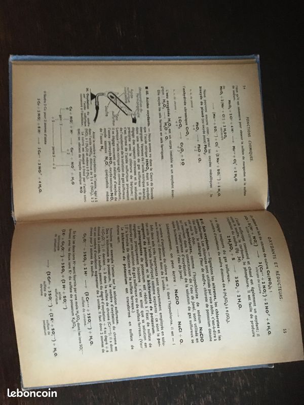 Chimie. Classe de première C, M, M' de 1957 (image 6)