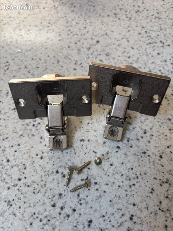 Charnières/ gonds pour porte meuble cuisine ou rangement (image 3)